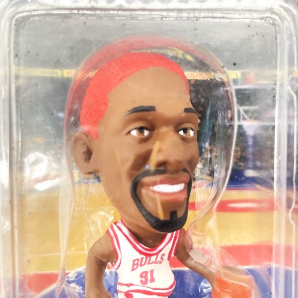 Vtg Dennis Rodman Chicago Bulls Headliners NBA Collection Action Figure Figurine - Picture 2 of 6
